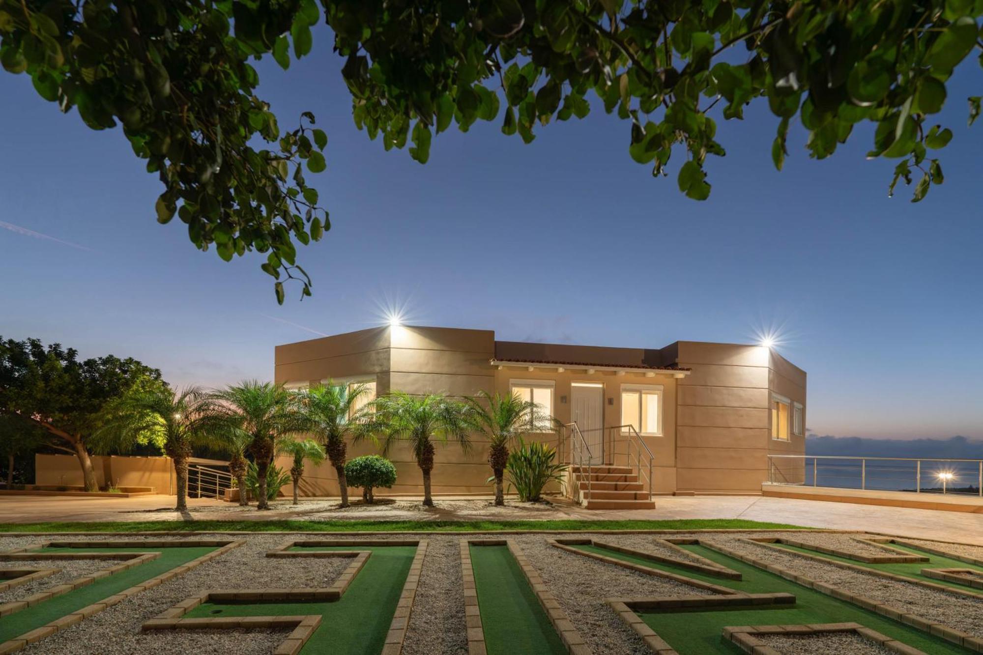 Villa Ariella With Sea View Agia Marina Exteriör bild