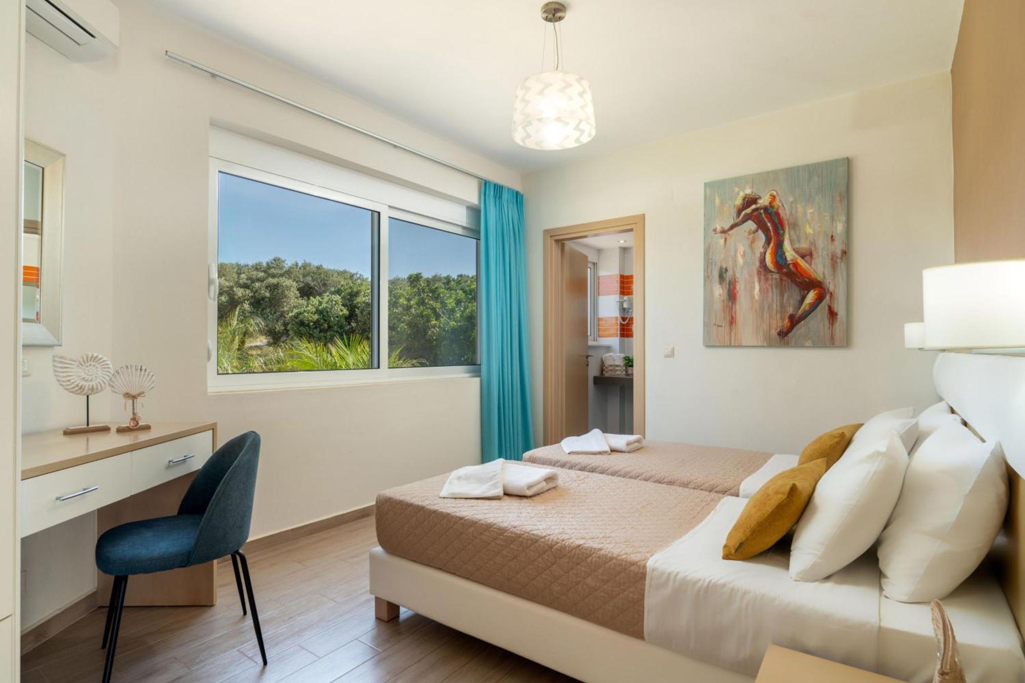 Villa Ariella With Sea View Agia Marina Exteriör bild