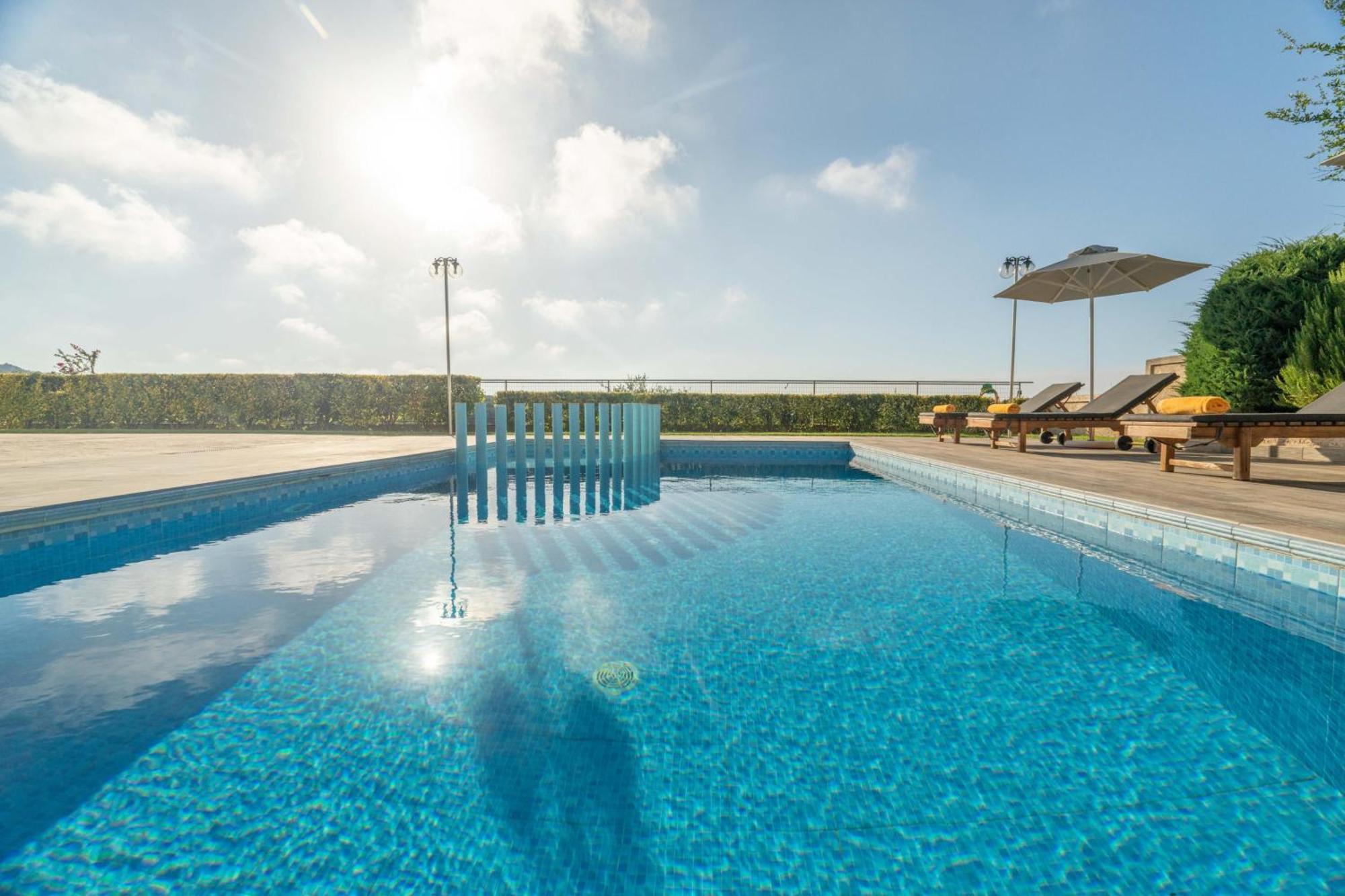 Villa Ariella With Sea View Agia Marina Exteriör bild