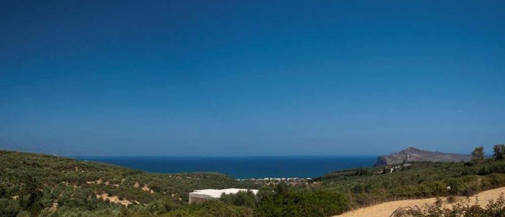 Villa Ariella With Sea View Agia Marina Exteriör bild